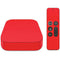 Red Solid Apple TV Skin